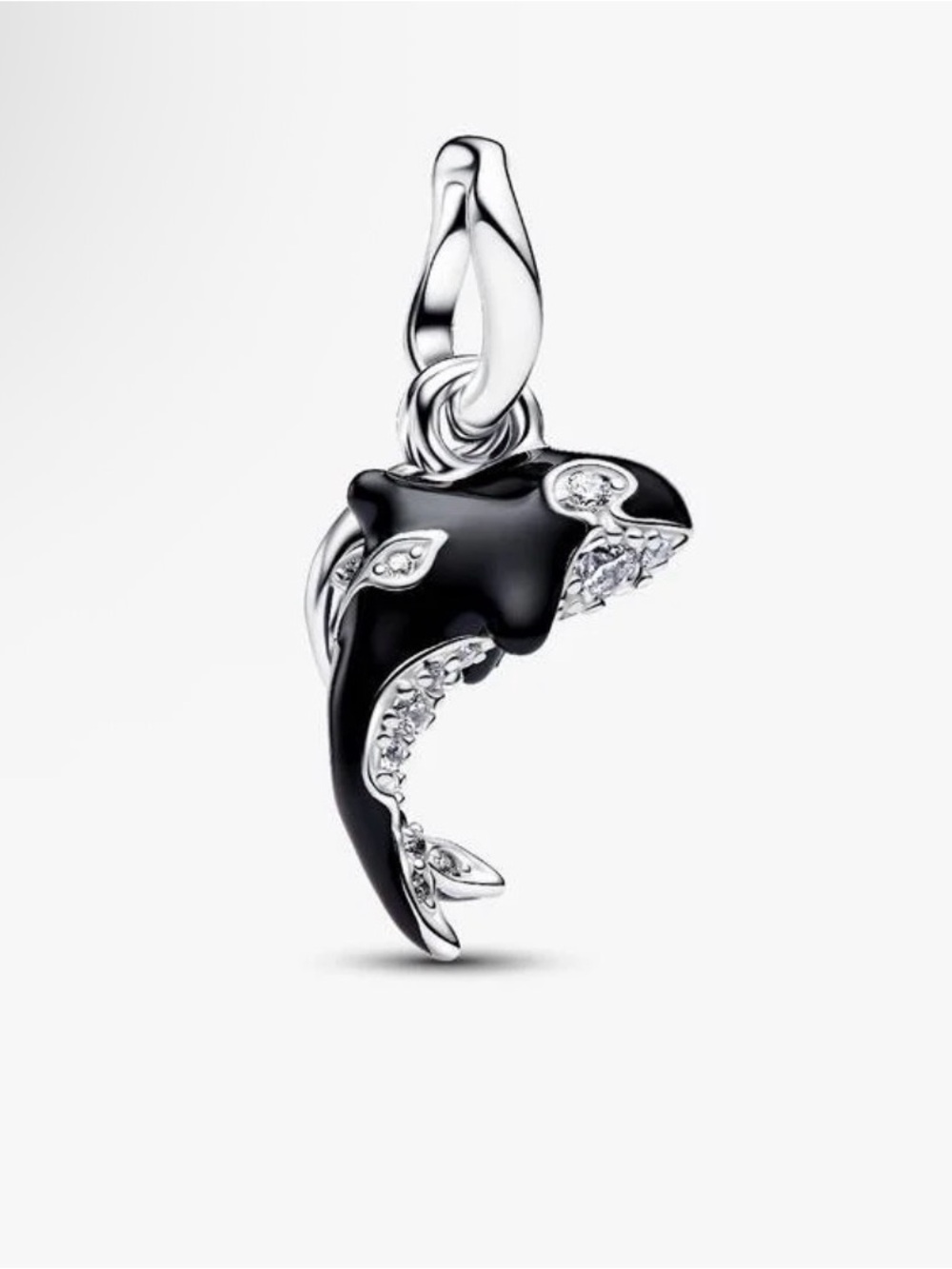 Pandora Black Enamel Orca Charm